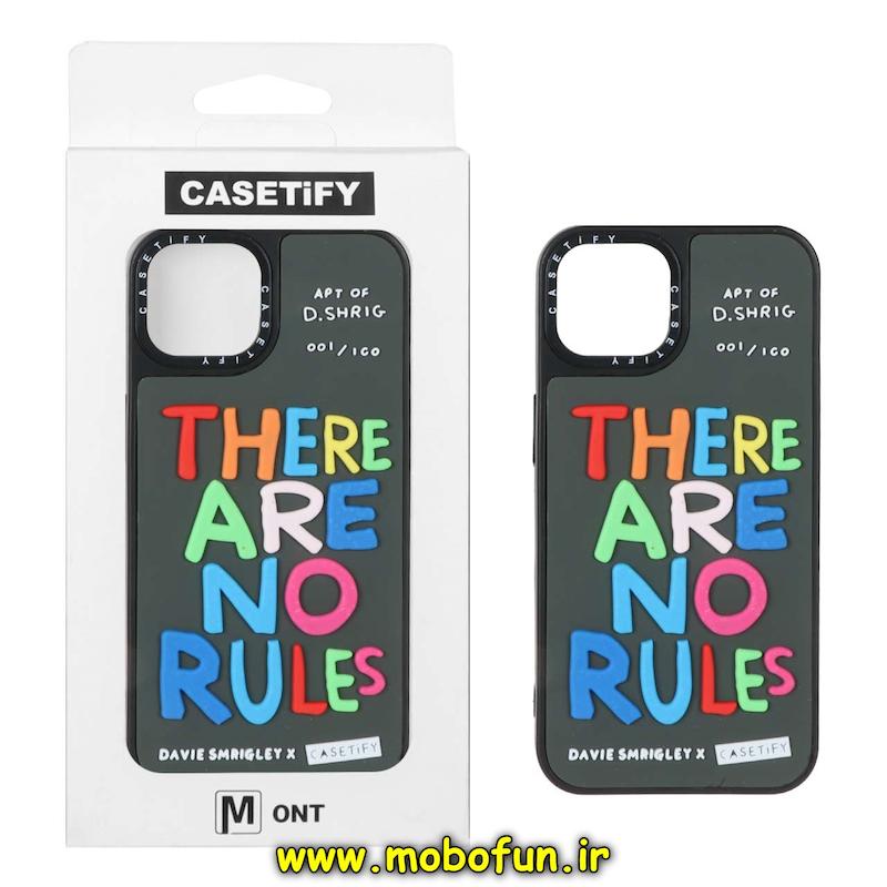 قاب گوشی iPhone 13 / iPhone 14 آیفون سیلیکونی سخت سه بعدی برجسته Casetify لاتین کد 94146