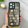 قاب گوشی Redmi 12 / Poco M6 Pro 5G شیائومی سیلیکونی Solid فانتزی چاپی محافظ لنزدار درجه یک طرح کتابخانه مشکی کد 103677