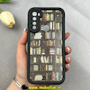 قاب گوشی Redmi Note 8 / Redmi Note 8 2021 شیائومی سیلیکونی Solid فانتزی چاپی محافظ لنزدار درجه یک طرح کتابخانه مشکی کد 103683