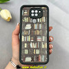 قاب گوشی Redmi Note 9 شیائومی سیلیکونی Solid فانتزی چاپی محافظ لنزدار درجه یک طرح کتابخانه مشکی کد 103685