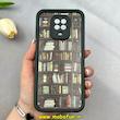قاب گوشی Redmi Note 9S / Redmi Note 9 Pro شیائومی سیلیکونی Solid فانتزی چاپی محافظ لنزدار درجه یک طرح کتابخانه مشکی کد 103686
