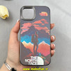 قاب گوشی iPhone 13 / iPhone 14 آیفون سخت سوزنی فانتزی Pixelate The North Face کد 104230