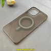 قاب گوشی iPhone 13 Pro Max آیفون فول طلقی مگ سیف دار طرح طلقی شیشه ای شاین زیرباز شفاف کد 104321