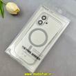 قاب گوشی iPhone 16 آیفون فول طلقی مگ سیف دار طرح طلقی شیشه ای شاین زیرباز شفاف کد 104338
