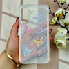 قاب گوشی Galaxy A36 / A56 سامسونگ طلقی شفاف هولوگرامی طرح سه بعدی قلبی پروانه کد 104437