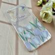قاب گوشی Galaxy A54 سامسونگ طلقی شفاف هولوگرامی طرح سه بعدی قلبی گل لاله کد 104448