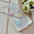 قاب گوشی Galaxy A55 سامسونگ طلقی شفاف هولوگرامی طرح سه بعدی قلبی پروانه کد 104452