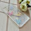 قاب گوشی Galaxy S21 FE سامسونگ طلقی شفاف هولوگرامی طرح سه بعدی قلبی پروانه کد 104455