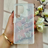 قاب گوشی Galaxy S25 Ultra سامسونگ طلقی شفاف هولوگرامی طرح سه بعدی قلبی پروانه کد 104475