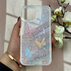 قاب گوشی iPhone 12 Pro Max آیفون طلقی شفاف هولوگرامی طرح سه بعدی قلبی پروانه کد 104490