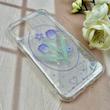 قاب گوشی iPhone 11 Pro آیفون طلقی شفاف هولوگرامی طرح سه بعدی قلبی گل لاله کد 104534