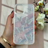 قاب گوشی iPhone 12 / iPhone 12 Pro آیفون طلقی شفاف هولوگرامی طرح سه بعدی قلبی پروانه کد 104547