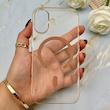 قاب گوشی iPhone 17 آیفون فول طلقی مگ سیف دار AVA طرح طلقی شیشه ای زیرباز شفاف کد 104745