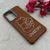 قاب گوشی Galaxy A26 سامسونگ لدر دیزاین SOFT Lether Design فانتزی سیلیکونی طرح چرمی برجسته Pooh قهوه ای کد 104960