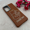قاب گوشی Galaxy A52 4G / Galaxy A52 5G / Galaxy A52S سامسونگ لدر دیزاین SOFT Lether Design فانتزی سیلیکونی طرح چرمی برجسته Pooh قهوه ای کد 104990