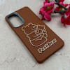 قاب گوشی Galaxy S24 FE سامسونگ لدر دیزاین SOFT Lether Design فانتزی سیلیکونی طرح چرمی برجسته Pooh قهوه ای کد 104991