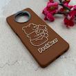 قاب گوشی Poco X3 NFC / Poco X3 Pro شیائومی لدر دیزاین SOFT Lether Design فانتزی سیلیکونی طرح چرمی برجسته Pooh قهوه ای کد 104998
