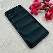 قاب گوشی Galaxy A51 سامسونگ سیلیکون ژله ای پافر PC زیر بسته محافظ لنز دار مشکی کد 104782