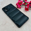 قاب گوشی Galaxy A71 سامسونگ سیلیکون ژله ای پافر PC زیر بسته محافظ لنز دار مشکی کد 104783