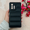 قاب گوشی Xiaomi Mi 11T / Mi 11T Pro شیائومی سیلیکون ژله ای پافر PC زیر بسته محافظ لنز دار مشکی کد 104787