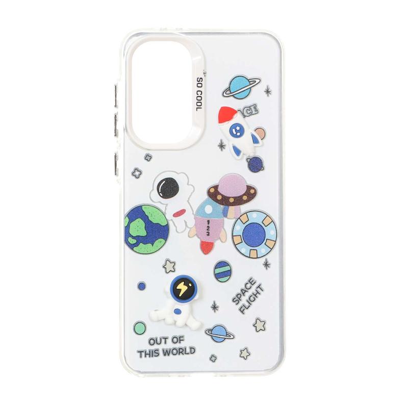 قاب گوشی Galaxy A36 / A56 سامسونگ فانتزی HARD اورجینال SO COOL عروسکی برجسته طرح فضانورد کد 105127