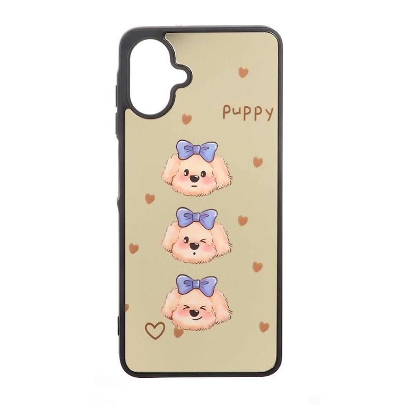 قاب گوشی Galaxy A07 سامسونگ پشت سخت آینه ای مات طرح سگ کیوت کد 105253