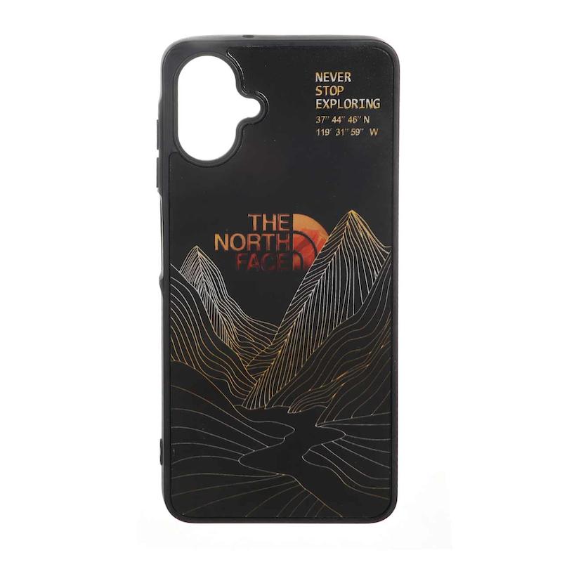 قاب گوشی Galaxy A07 سامسونگ پشت سخت آینه ای مات طرح The North Face کد 105258