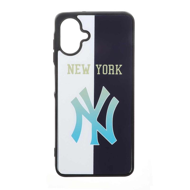 قاب گوشی Galaxy A07 سامسونگ پشت سخت آینه ای مات طرح NEW YORK کد 105259