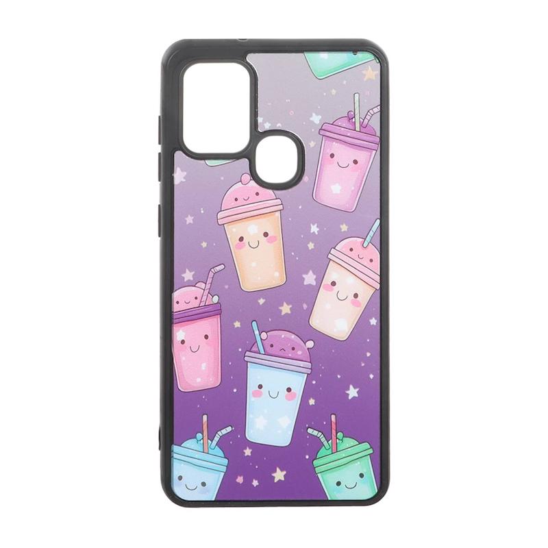 قاب گوشی Galaxy A21S سامسونگ پشت سخت آینه ای مات طرح فانتزی آیس پک کد 105265