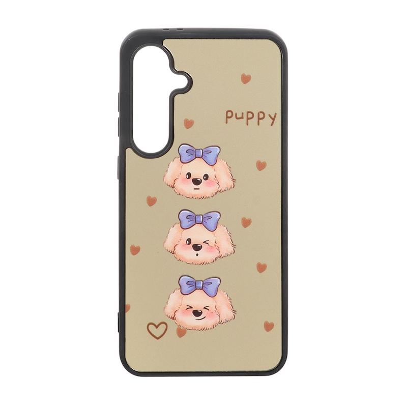 قاب گوشی Galaxy S24 FE سامسونگ پشت سخت آینه ای مات طرح سگ کیوت کد 105273