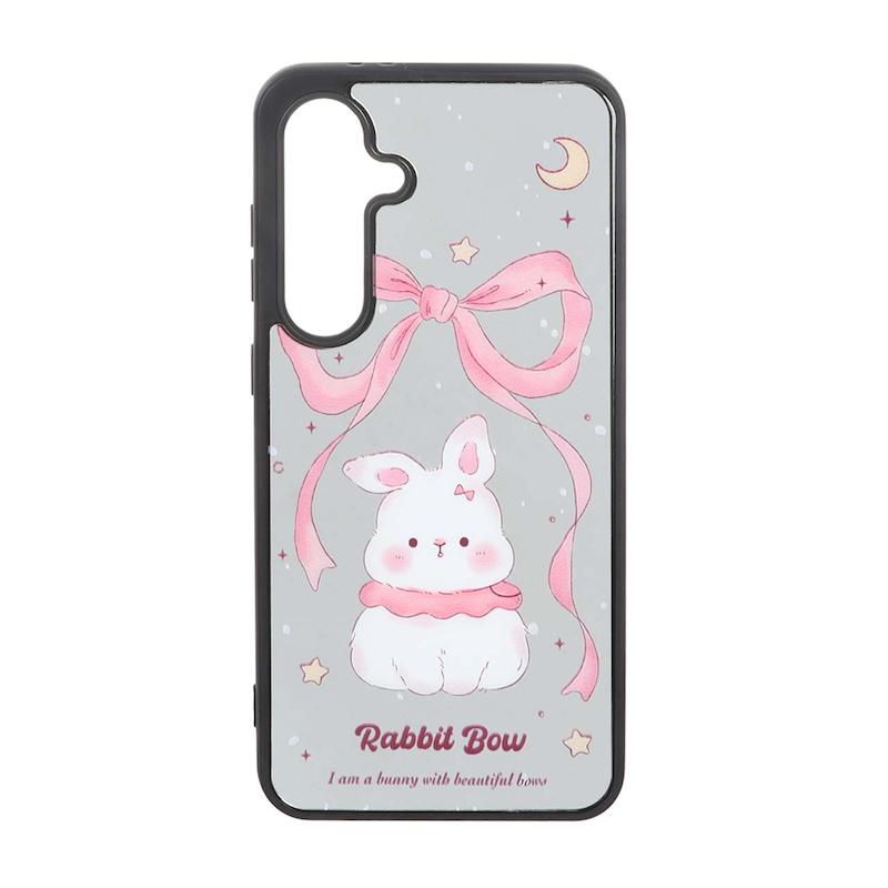 قاب گوشی Galaxy S24 FE سامسونگ پشت سخت آینه ای مات طرح خرگوش کد 105279