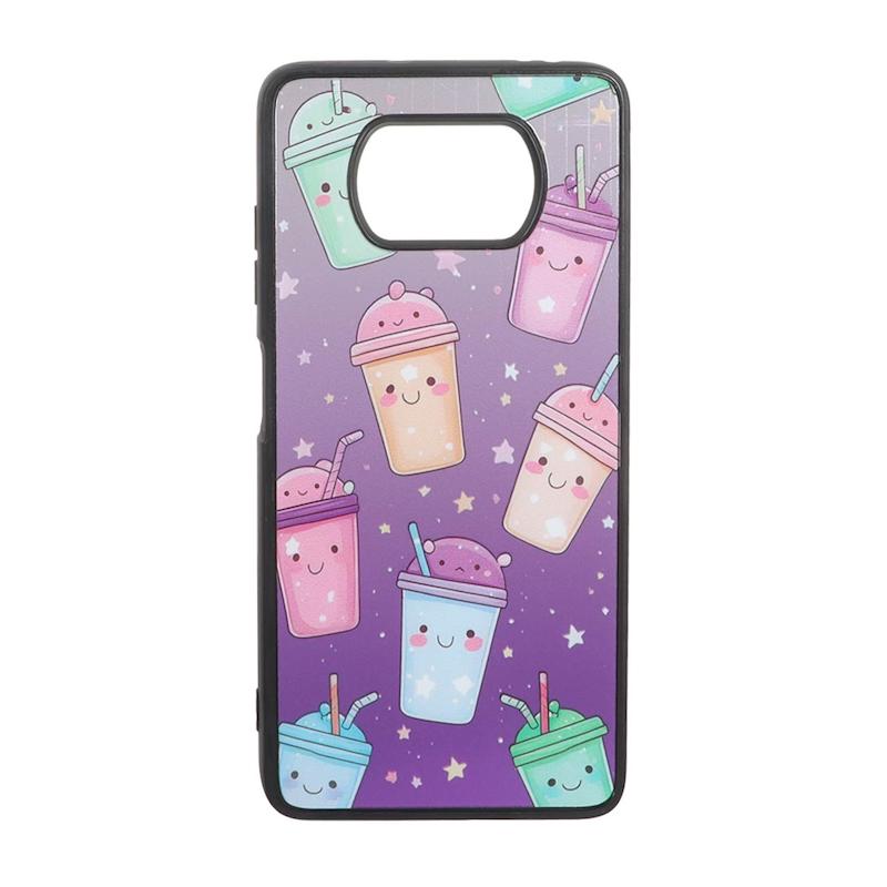 قاب گوشی Poco X3 NFC / Poco X3 Pro شیائومی پشت سخت آینه ای مات طرح فانتزی آیس پک کد 105292