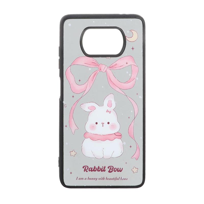 قاب گوشی Poco X3 NFC / Poco X3 Pro شیائومی پشت سخت آینه ای مات طرح خرگوش کد 105294