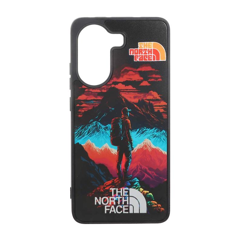 قاب گوشی Poco X7 Pro شیائومی پشت سخت آینه ای مات طرح The North Face کد 105298