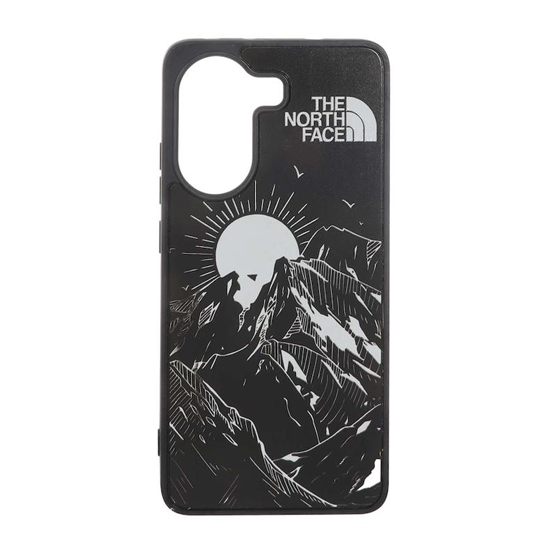 قاب گوشی Poco X7 Pro شیائومی پشت سخت آینه ای مات طرح The North Face کد 105299