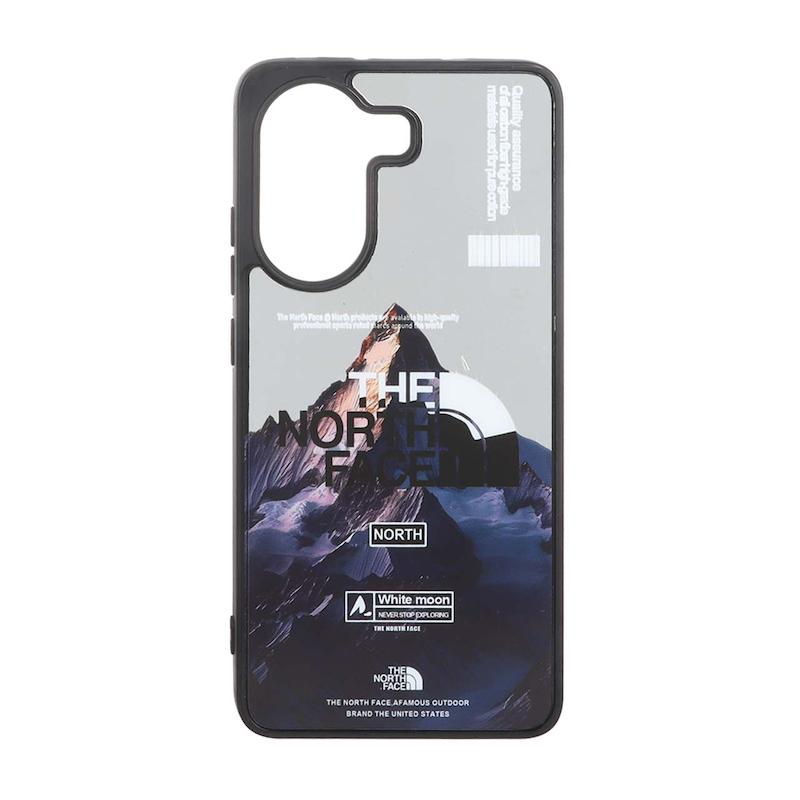 قاب گوشی Poco X7 Pro شیائومی پشت سخت آینه ای مات طرح The North Face کد 105300