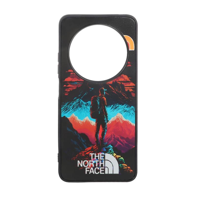 قاب گوشی Redmi 14C / Poco C75 / Redmi A4 شیائومی پشت سخت آینه ای مات طرح The North Face کد 105313
