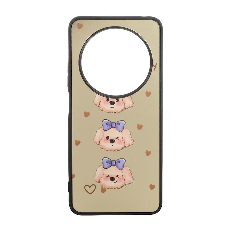 قاب گوشی Redmi 14C / Poco C75 / Redmi A4 شیائومی پشت سخت آینه ای مات طرح سگ کیوت کد 105320