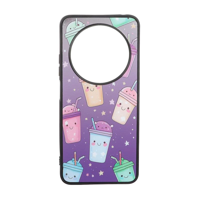 قاب گوشی Redmi 14C / Poco C75 / Redmi A4 شیائومی پشت سخت آینه ای مات طرح فانتزی آیس پک کد 105321