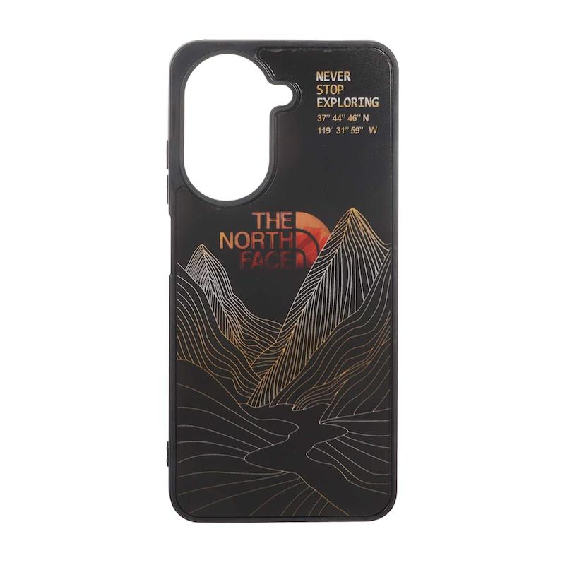 قاب گوشی Redmi A5 / Poco C71 شیائومی پشت سخت آینه ای مات طرح The North Face کد 105330
