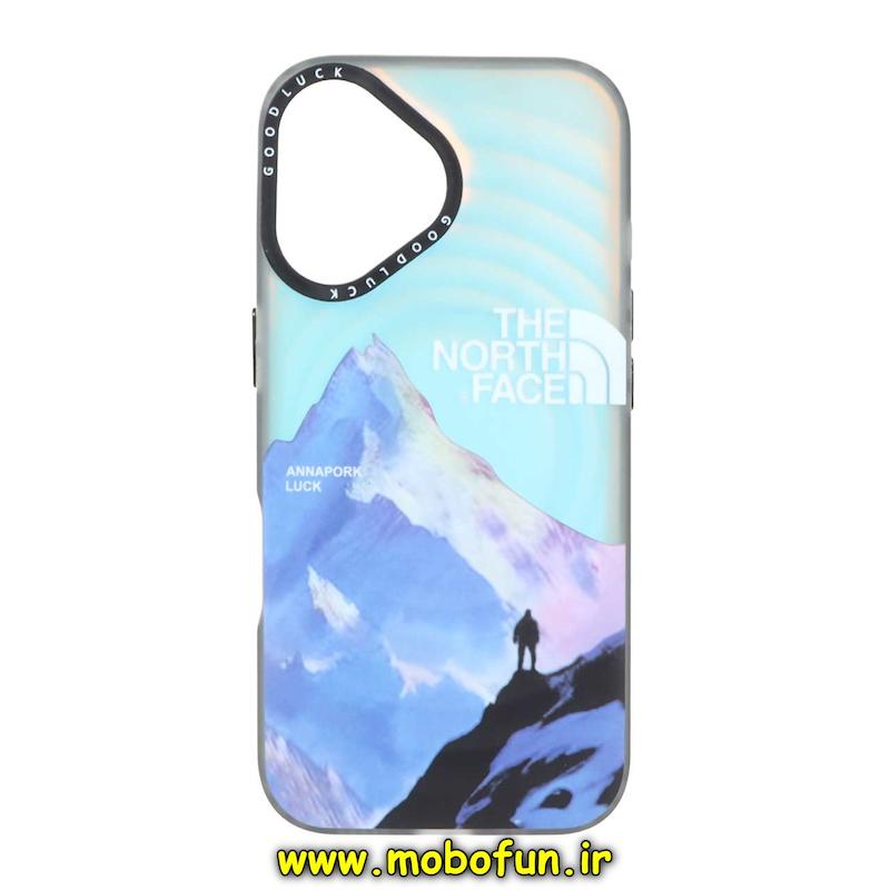 قاب گوشی iPhone 16 آیفون ضد ضربه Good Luck هولوگرامی طرح the north face کد 94266