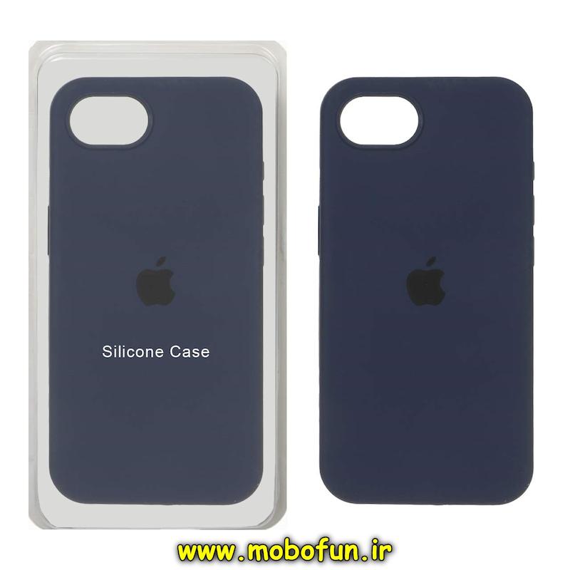 قاب گوشی iPhone 16e آیفون سیلیکونی اورجینال پاک کنی درجه یک زیربسته سرمه ای کد 94297