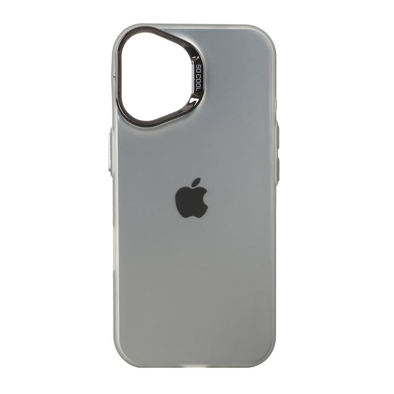 قاب گوشی iPhone 17 آیفون So CooL اورجینال لنز کرومی خاکستری کد 105195
