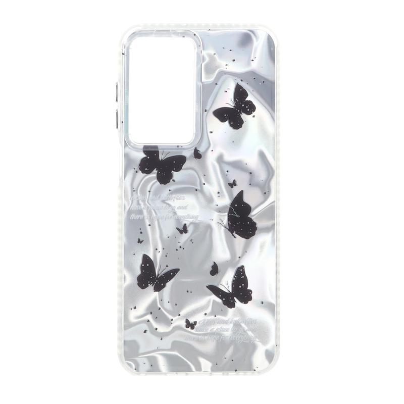 قاب گوشی Galaxy A17 / A26 سامسونگ فانتزی براق IMD لیزری لاکچری سخت HARD طرح پروانه کد 105695