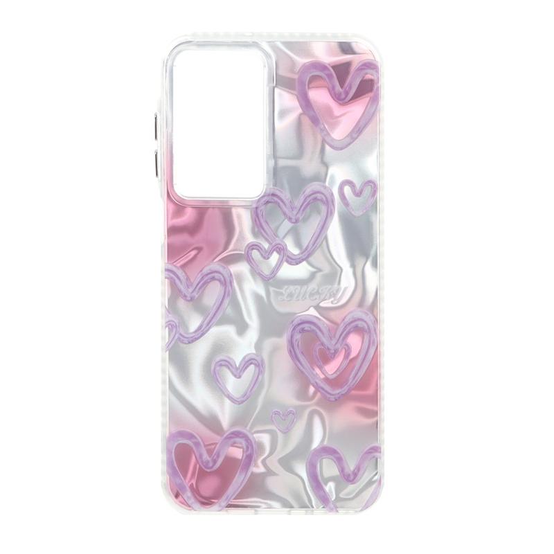 قاب گوشی Galaxy A17 / A26 سامسونگ فانتزی براق IMD لیزری لاکچری سخت HARD طرح قلب کد 105697