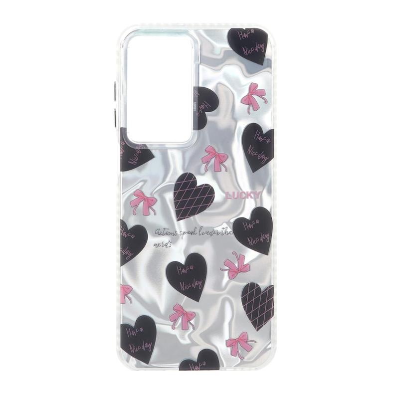 قاب گوشی Galaxy A17 / A26 سامسونگ فانتزی براق IMD لیزری لاکچری سخت HARD طرح قلب کد 105698