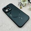 قاب گوشی iPhone 16 Pro آیفون اورجینال مگ سیف دار Light Stand کربن محافظ لنزدار کد 105926