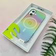 قاب گوشی iPhone 16 آیفون اورجینال مگ سیف دار HARD هولوگرامی هفت رنگ رامو RAMO کد 106640
