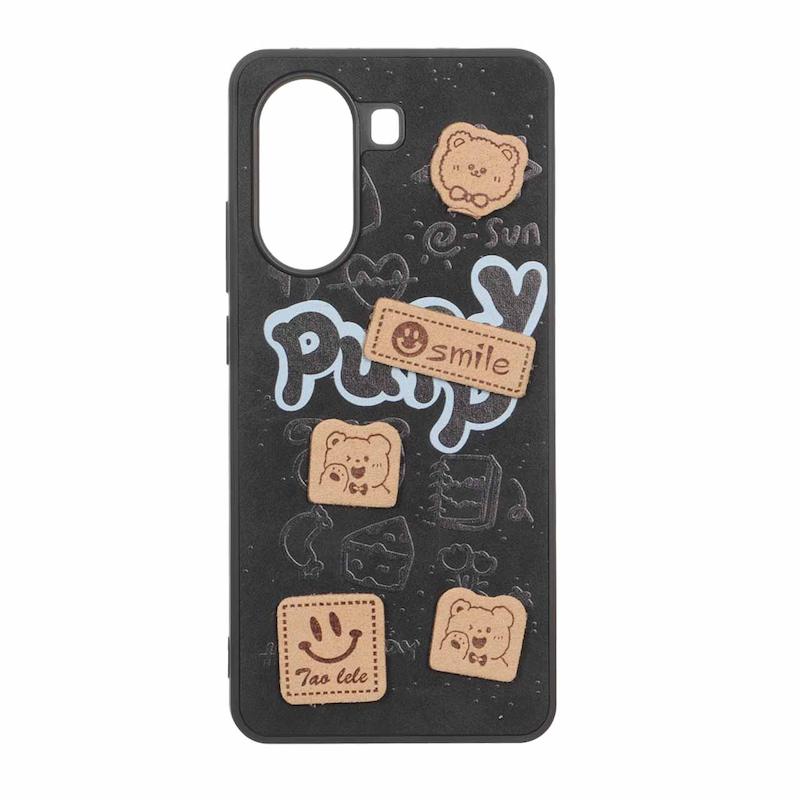 قاب گوشی Poco X7 Pro شیائومی طرح جیر Hard عروسکی نمدی برجسته کد 105424