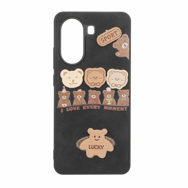 قاب گوشی Poco X7 Pro شیائومی طرح جیر Hard عروسکی نمدی برجسته کد 105425